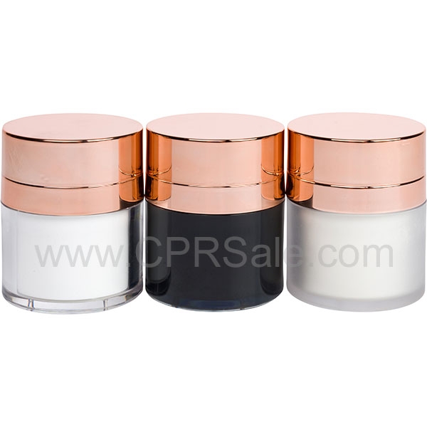 Airless Jars Upgraded with Rose Gold Caps